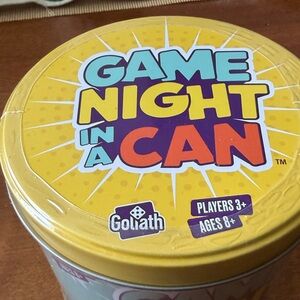 Goliath Game Night in a Can - Vibrant Yellow